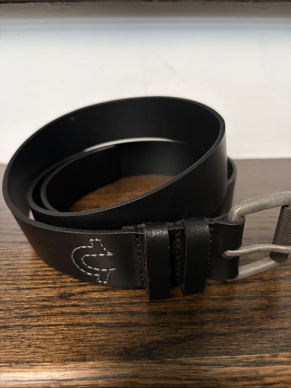 True Religion Leather Belt Black Men’s 40
